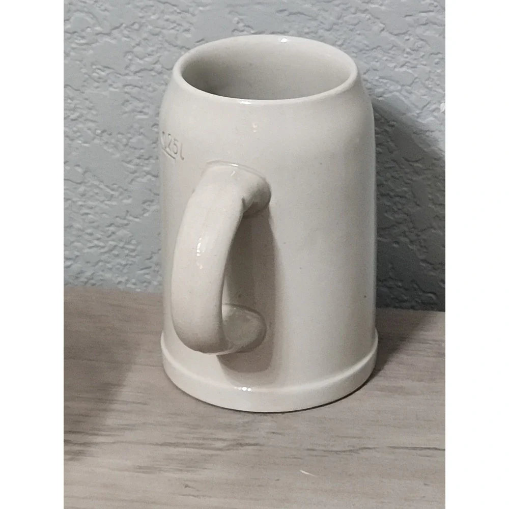 Vintage‎ DAB Pilsener Dortmunder 0.5L (24 oz) German Glass Beer Mug Stein 1930s